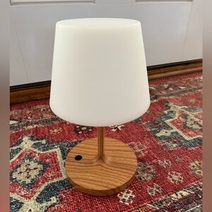 Modern White Waterproof Indoor Outdoor Wood Lamp waterproof